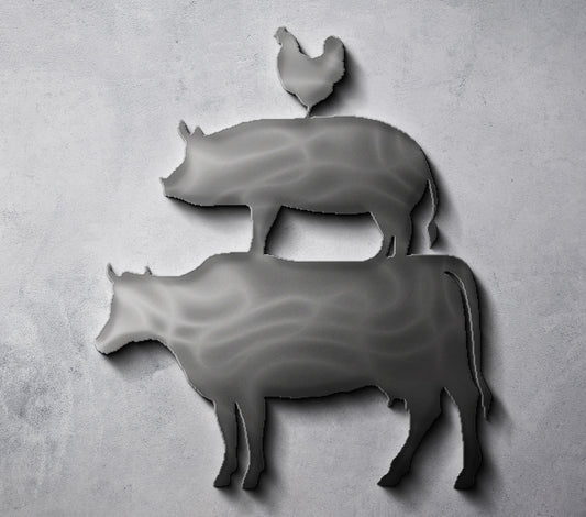 Chicken Pig Cow Stack