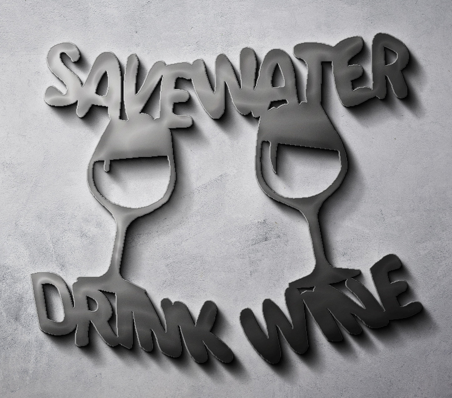 Save Water Drink Wine