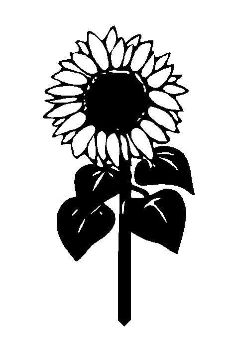 Sunflower Garden Stake