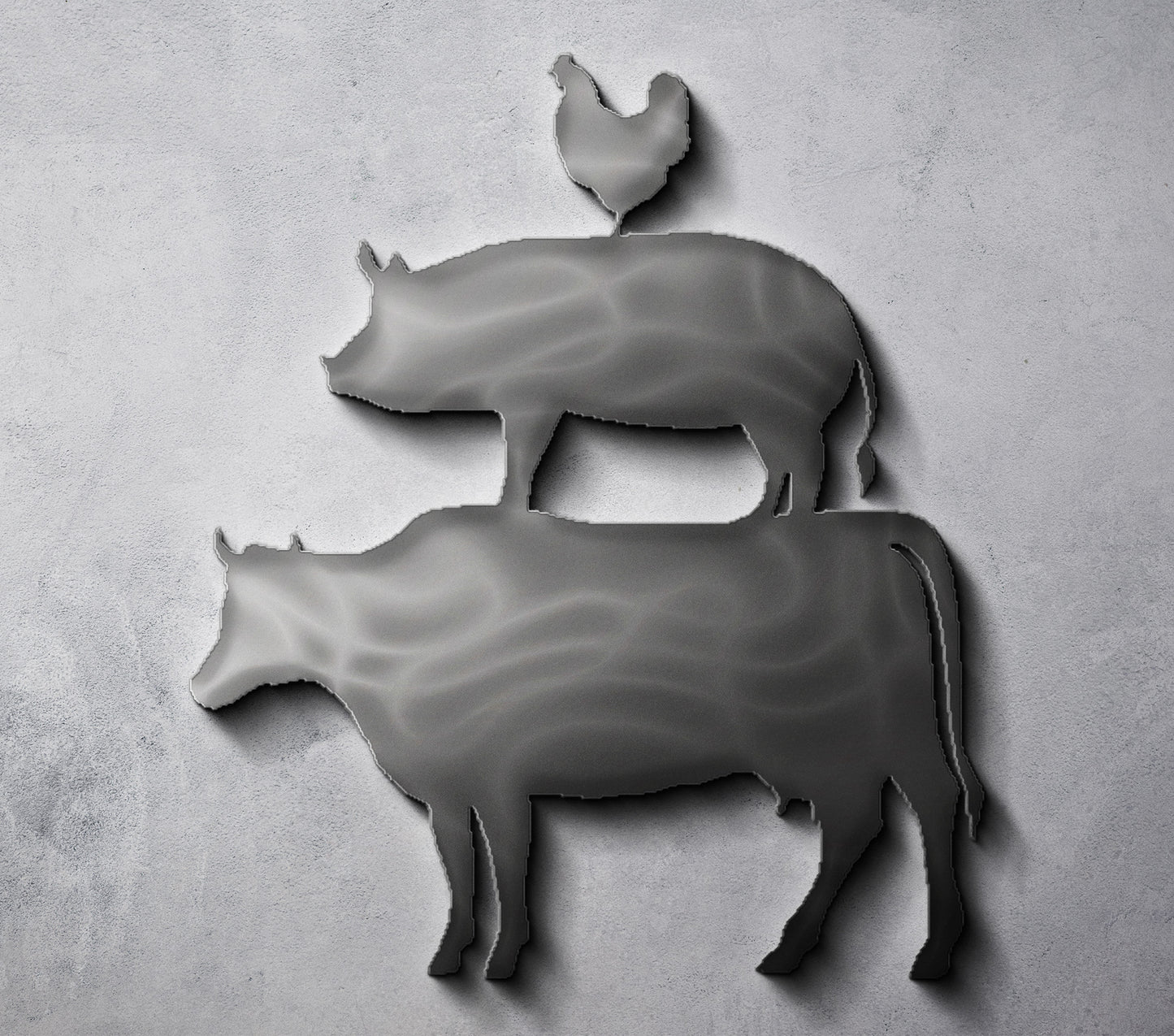 Chicken Pig Cow Stack – Cowboy Up Customs